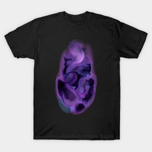 Purple Ink Texture T-Shirt